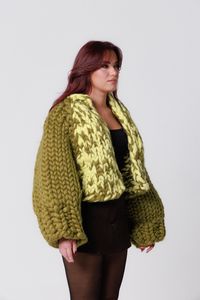 Citrus Zest Colossal Knit Cardigan