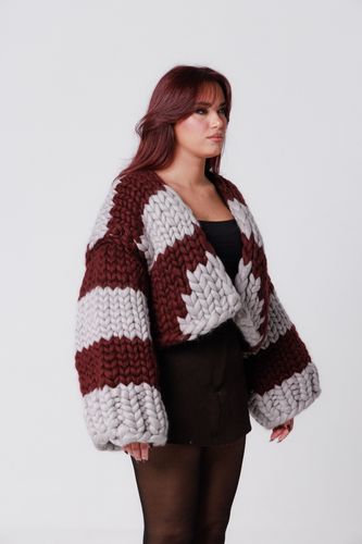  Bloodmoon Fog Colossal Knit Cardigan